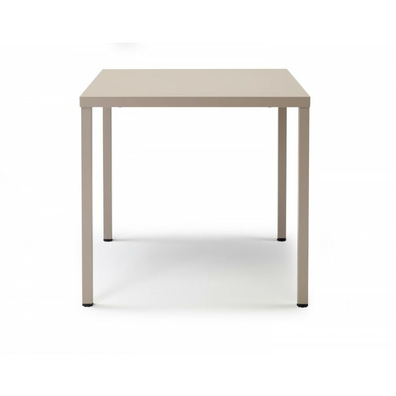 foto del prodotto set 2 pezzi tavolo summer 70x70 scab colore tortora
