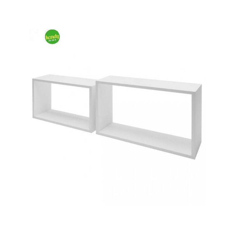 foto del prodotto set 2 rettangoli kimono 40x27cm bianco