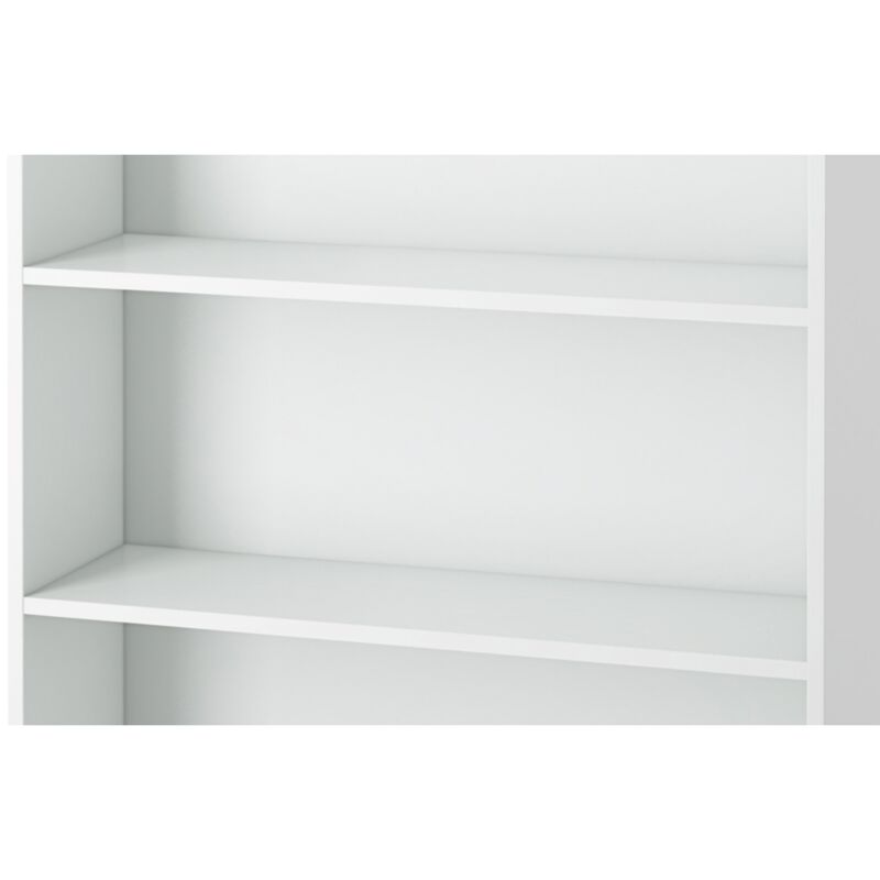 foto del prodotto set 2 ripiani per libreria larga tinta bianco