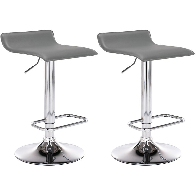 foto del prodotto set 2 sgabelli bar dyn grigio