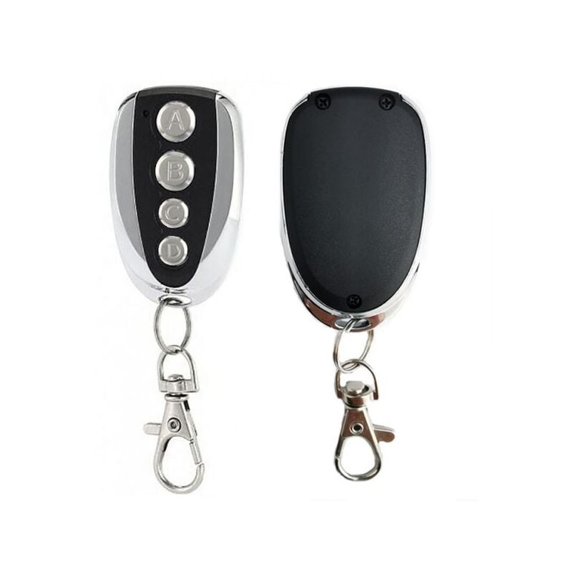 foto del prodotto set 2 telecomandi 433 mhz per apertura automatica cancello scorrevole 433 mhz con trasmettitore e ricevitore ad autoapprendimento 13treize
