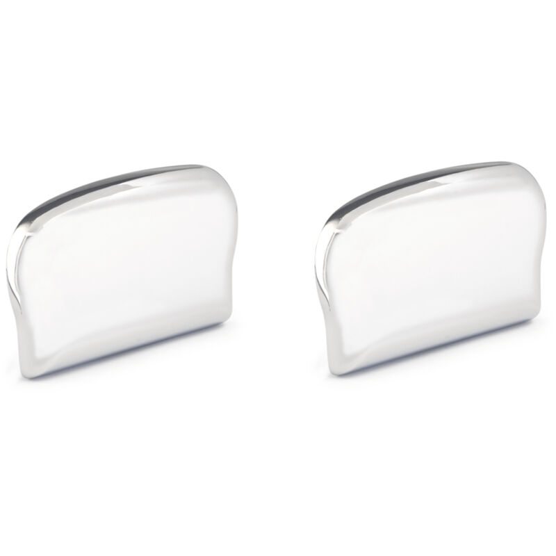 foto del prodotto set 2 terminali corrimano 5.5x3.5cm cromo satinato