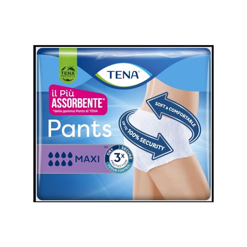 foto del prodotto set 20 tena assorbenti maxi pants per 8 pz tg l 160 pezzi