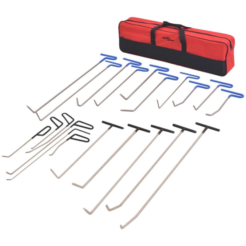 foto del prodotto set 21 pz rimozione ammaccature senza verniciatura acciaio vidaxl