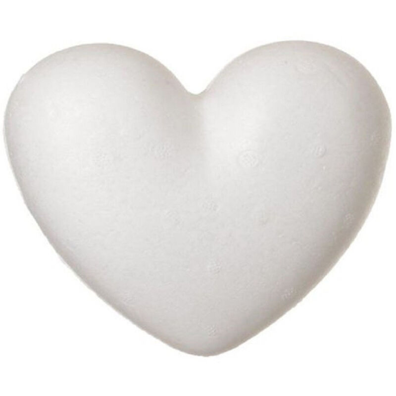 foto del prodotto set 2pz cuori polistirolo 10 cm apribile decoupage decorare san valentino 198924 trade shop traesio