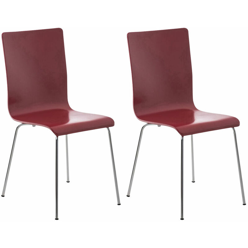 foto del prodotto set 2x sedie visitatore pepe rosso