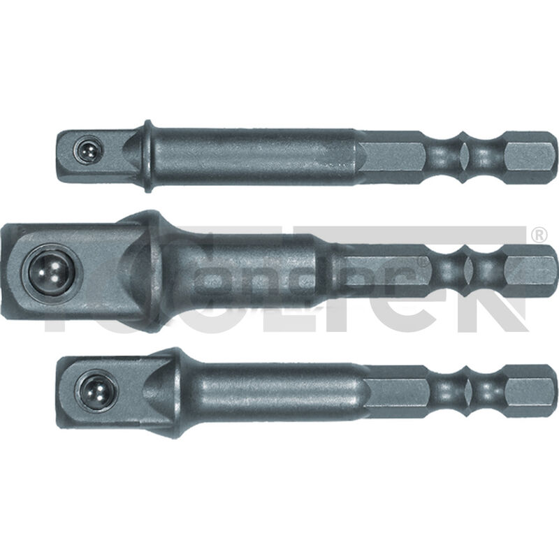 foto del prodotto set 3 bussole inserto prolunga trapano avvitatore 1 2 1 4 3 8 