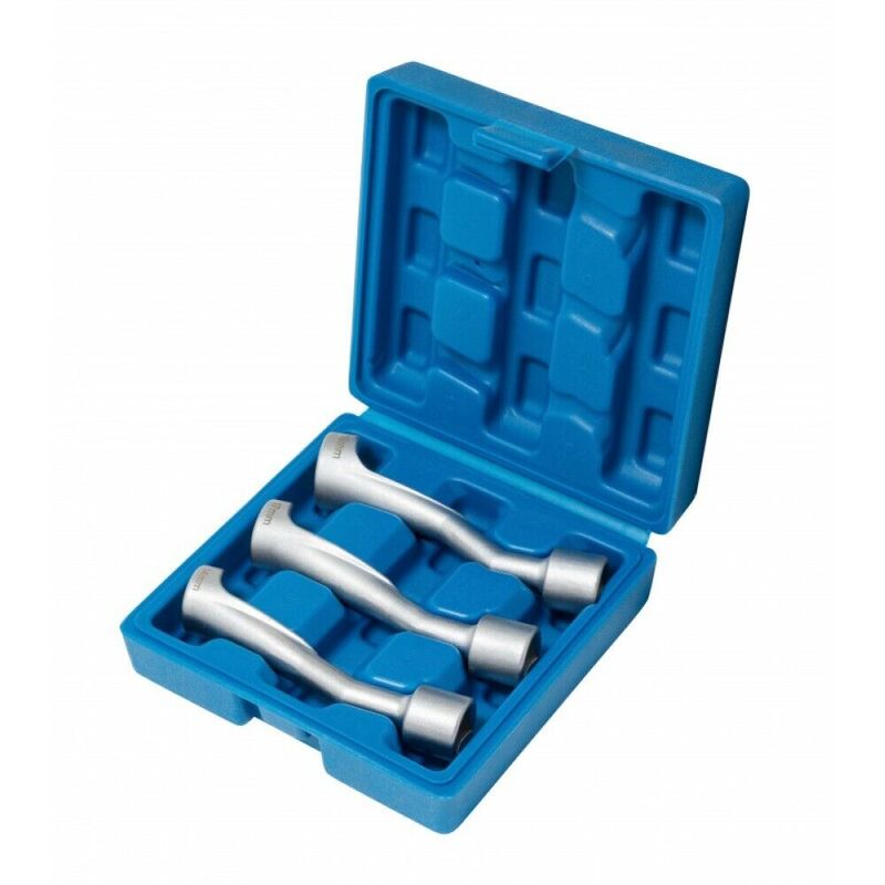 foto del prodotto set 3 chiavi aperte per raccordi carburatori iniettori 1 2 14 17 19mm fs 15663