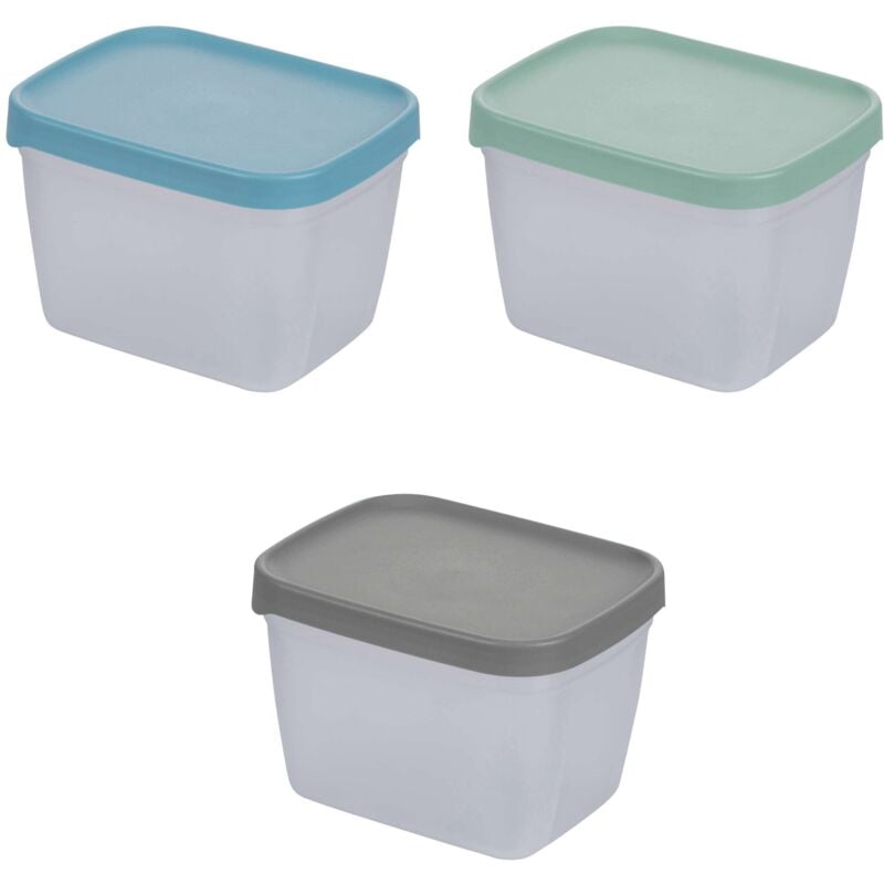 foto del prodotto set 3 contenitori 1200ml in pp con coperchio