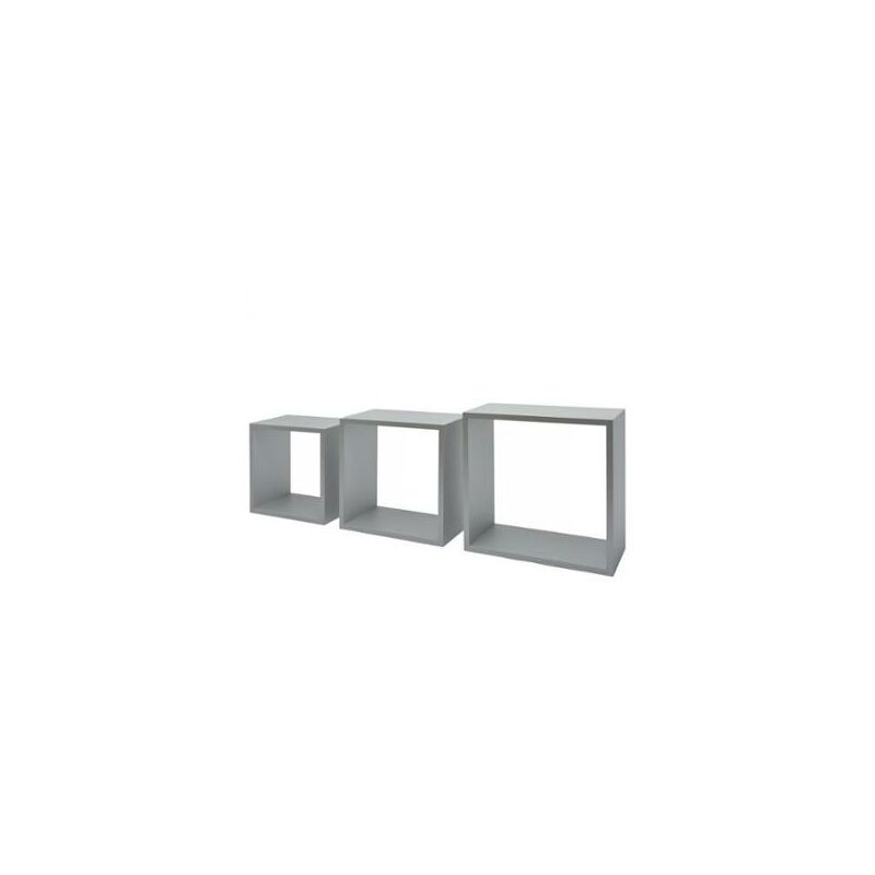 foto del prodotto set 3 cubi alluminio 30x27x24cm