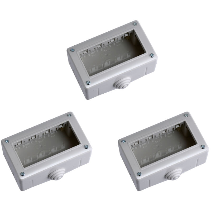 foto del prodotto set 3 custodie 4p ip40 compatibili con serie matix gloca