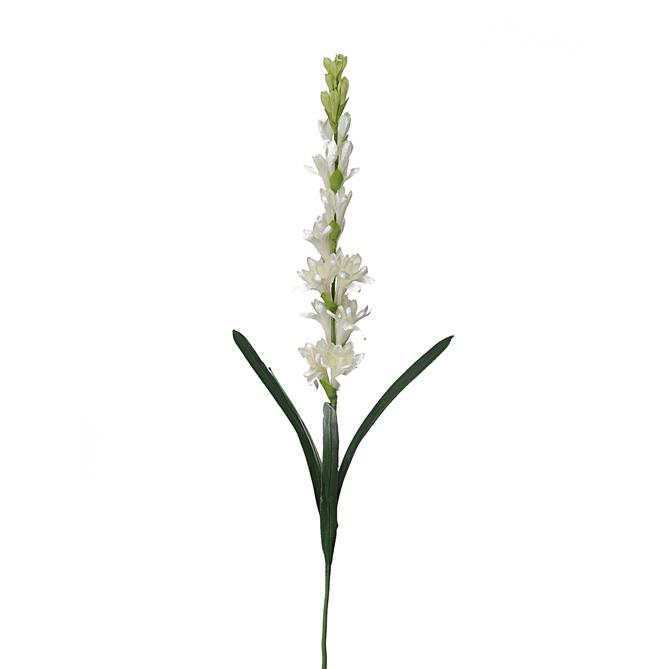 foto del prodotto set 3 fiori artificiali di tuberosa altezza 90 cm bianco
