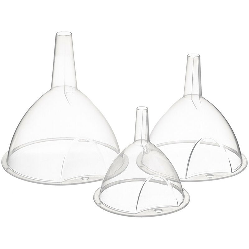 foto del prodotto set 3 fornaci plastica trasparente s m l cucina polivalente