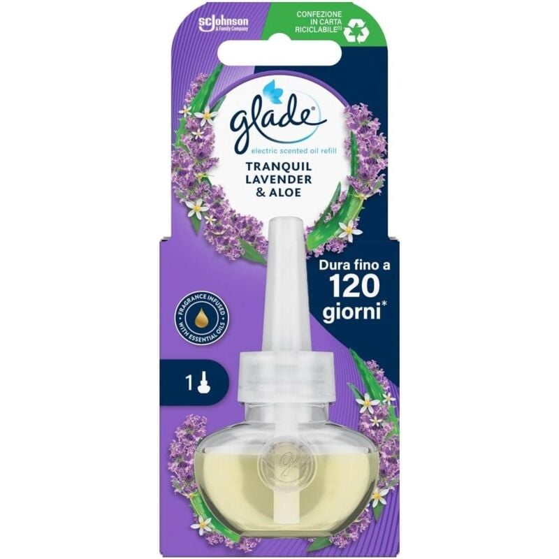 foto del prodotto set 3 glade deodorante per ambiente ricarica 20 ml lavanda e aloe
