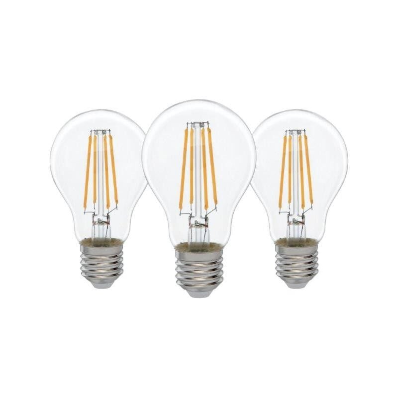 foto del prodotto set 3 goccia filamento led e27 60w 4000k