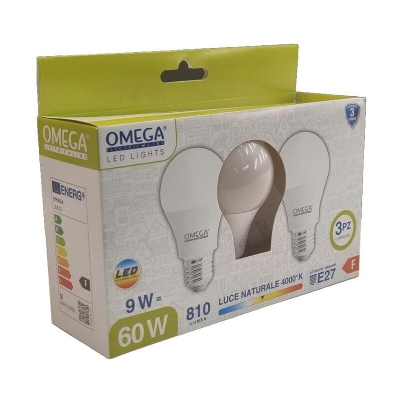 foto del prodotto set 3 lampadine a led omega