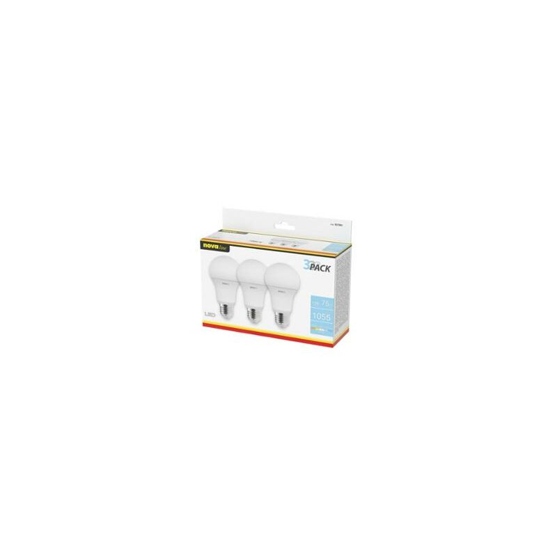 foto del prodotto set 3 lampadine led goccia 11w 1055lm 4000k