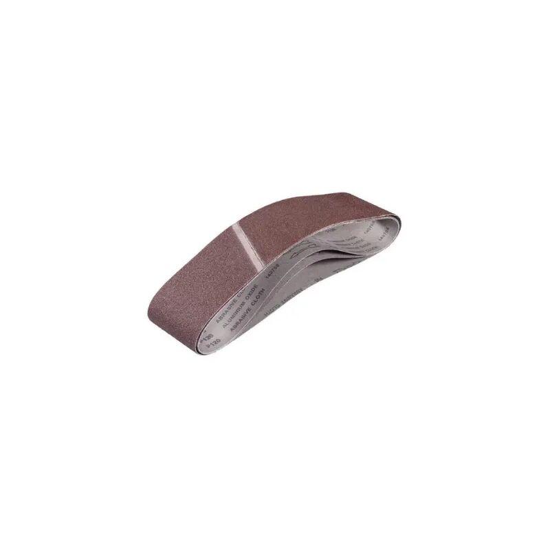 foto del prodotto set 3 nastri abrasivi kwb 100x915mm smerigliatrice banco einhell grana 60 80 120