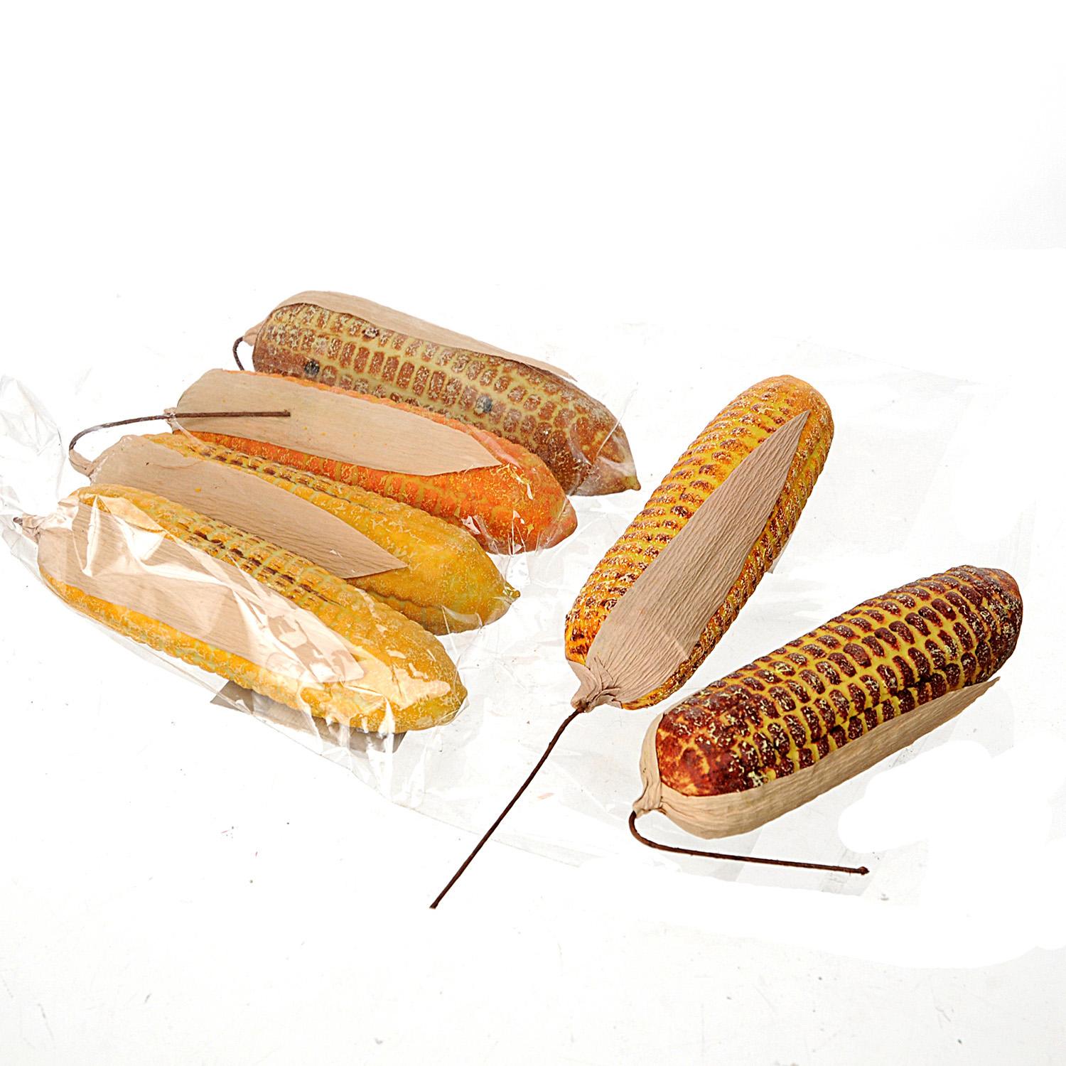 foto del prodotto set 3 pannocchie artificiali altezza 13 cm