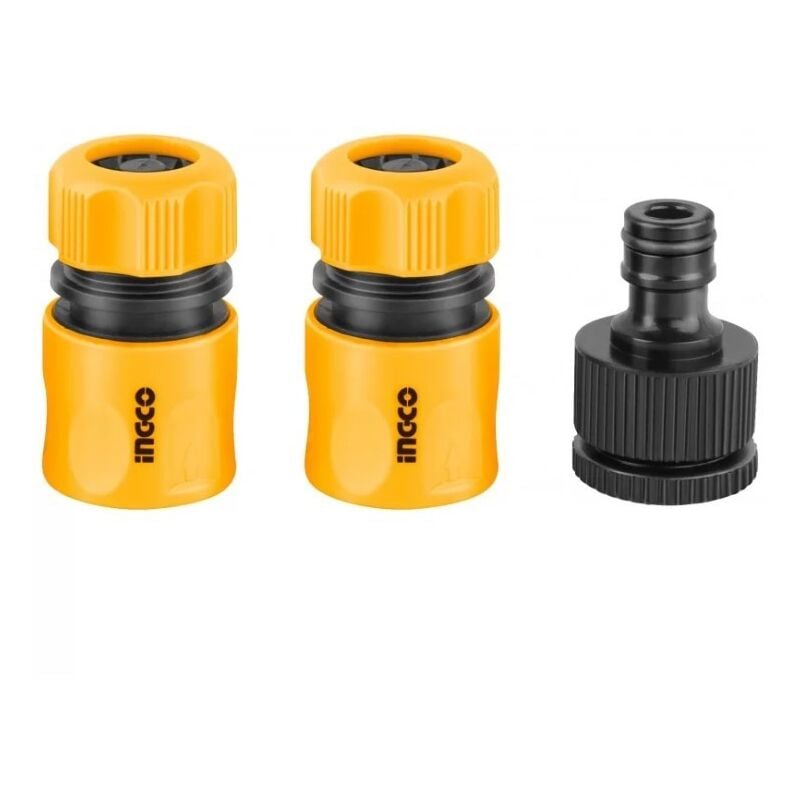 foto del prodotto set 3 raccordi acqua da 1 2 ingco