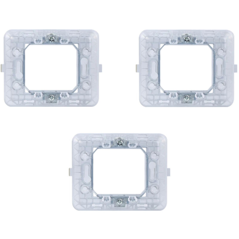 foto del prodotto set 3 supporto 2posti compatibili con serie matix gloca