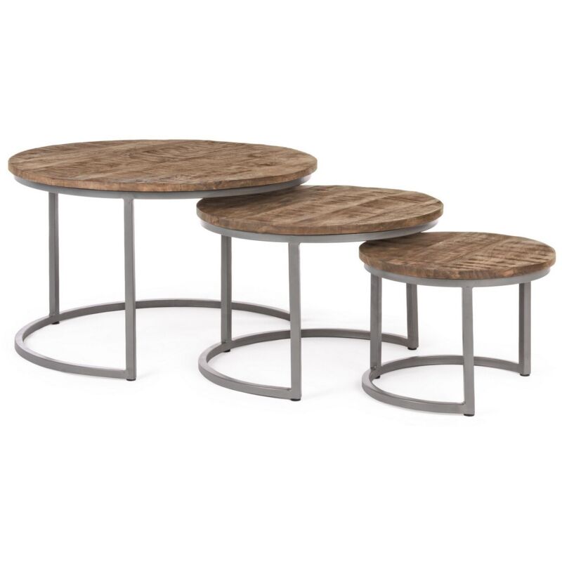 foto del prodotto set 3 tavolini - luna