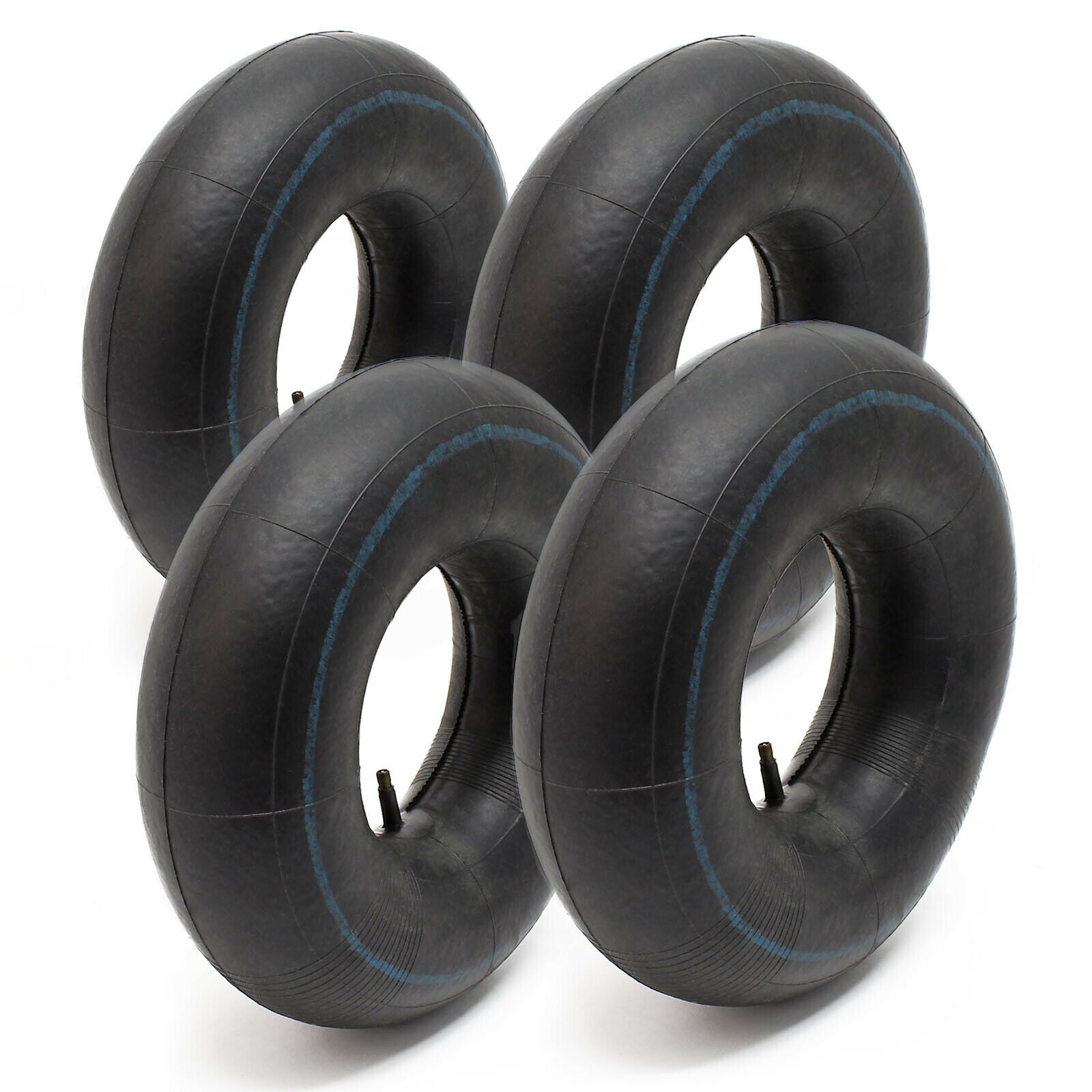 foto del prodotto set 4 camere d'aria carriola 4.00-8 tr13 valvola pneumatico ruota trasporto carrello a mano 16 0001256