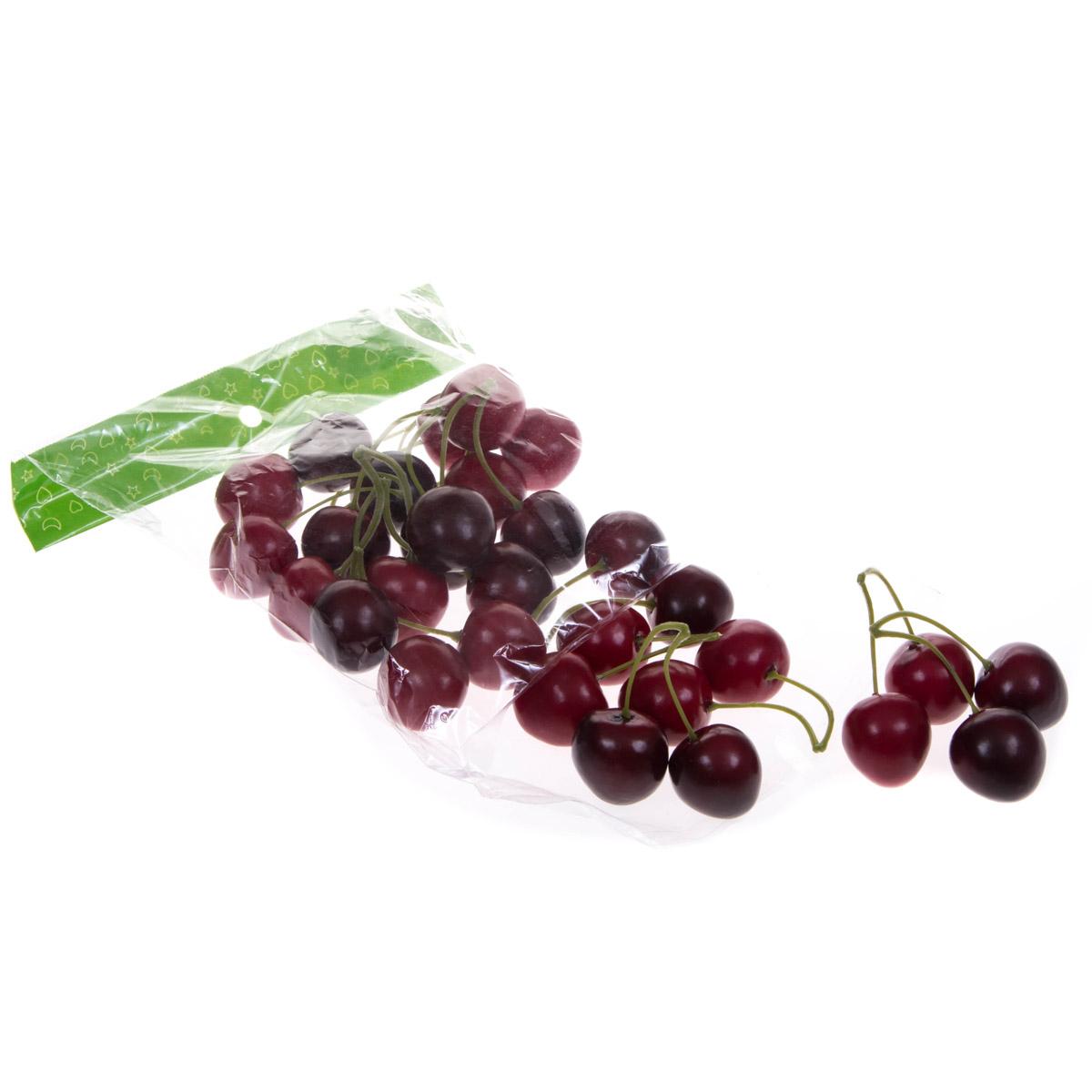 foto del prodotto set 4 ciliegi artificiali per 2, 15 pezzi altezza 3 cm