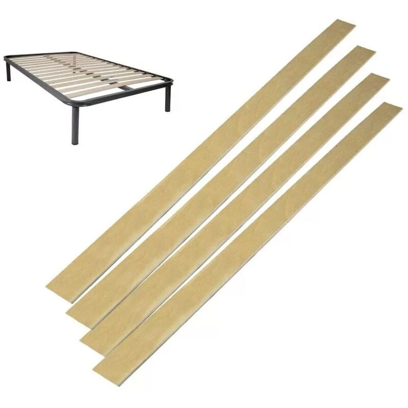 foto del prodotto set 4 doghe di ricambio per letto in betulla