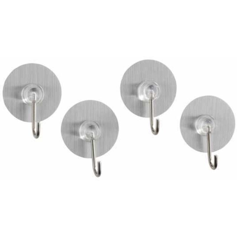 foto del prodotto set 4 ganci piccoli 1 testa cromo static-loc wenko