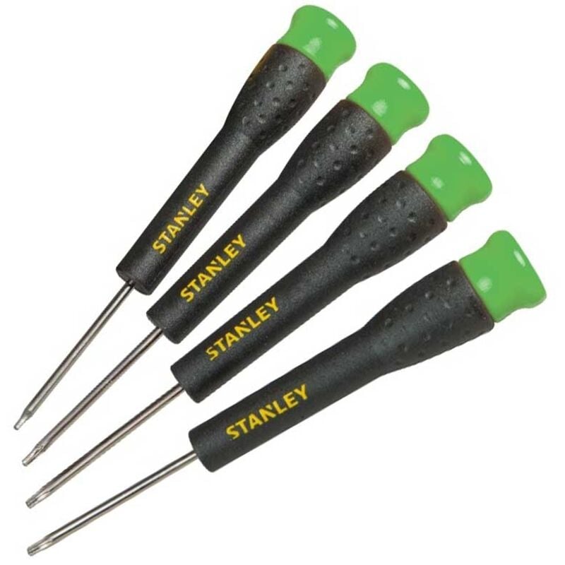 foto del prodotto set 4 giraviti di precisione torx stanley 62630