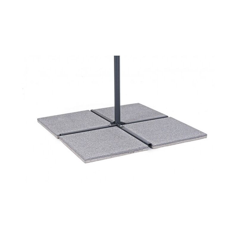 foto del prodotto set 4 marmette 50x50 cemento mix grigio 20kg