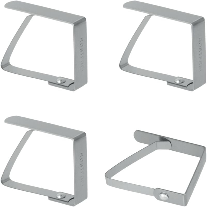 foto del prodotto set 4 molle fermatovaglie inox metaltex
