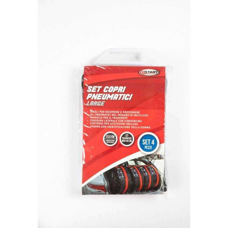 foto del prodotto set 4 pezzi copri pneumatici large per auto