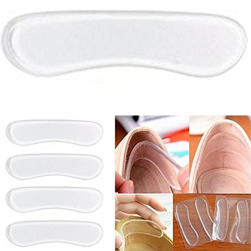 foto del prodotto set 4 pz tallonette protezione silicone invisibile cuscini piedi tallone per tacchi - - trade shop traesio