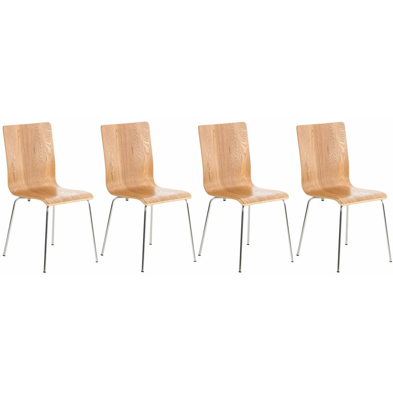 foto del prodotto set 4 sedie visitatore pepe rovere
