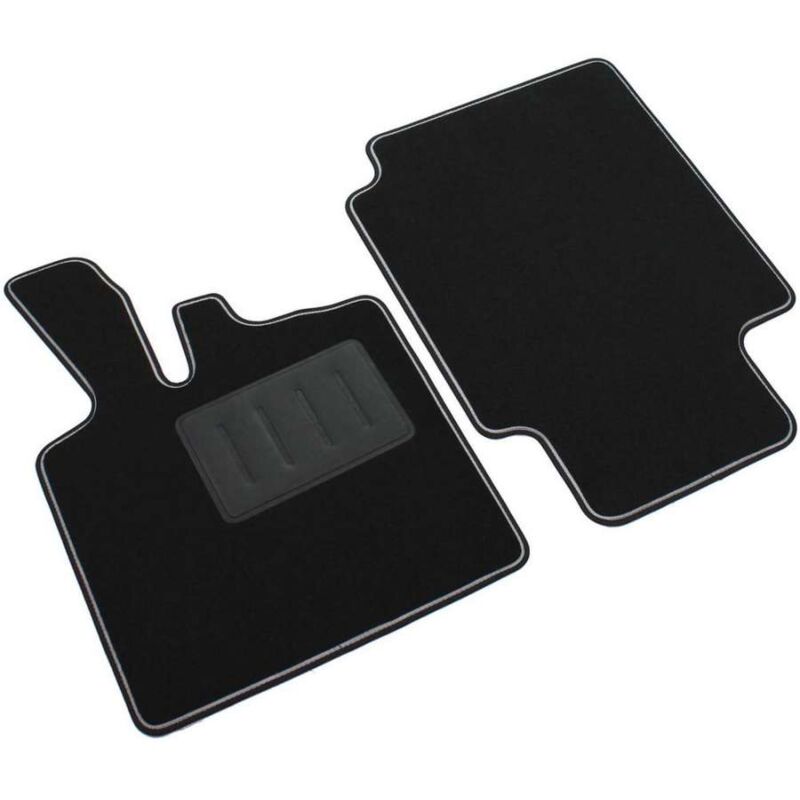 foto del prodotto set 4 tappetini auto smart fortwo w450 dal 1998 2007, coup e cabriolet moquette neri antiscivolo sprint04200