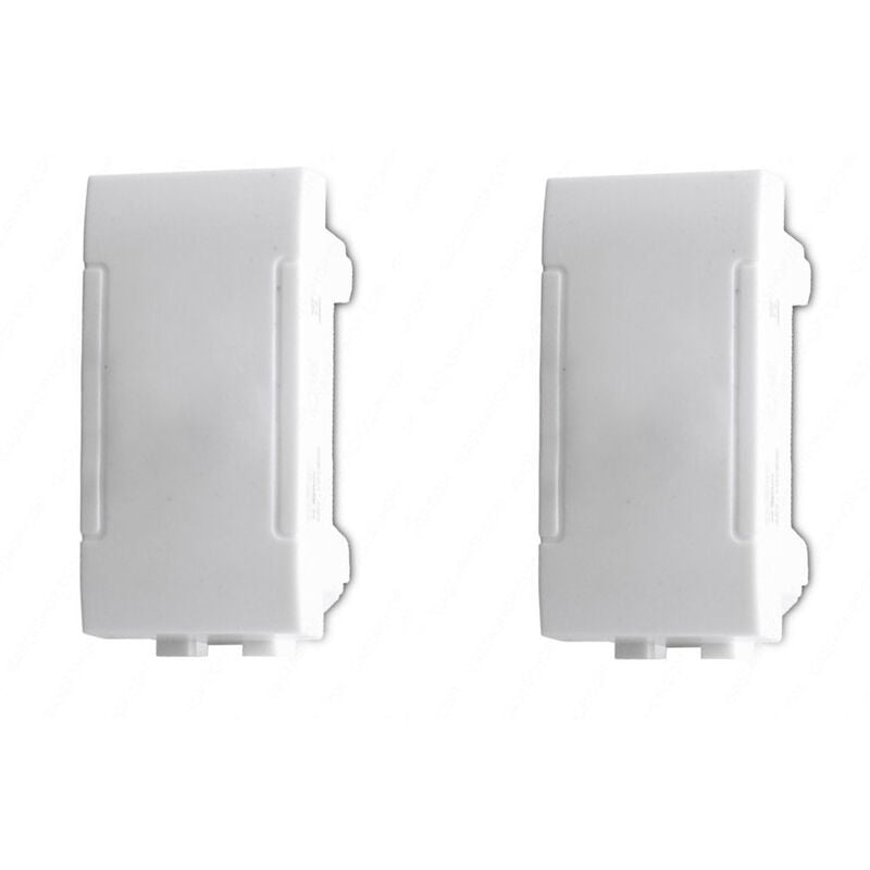foto del prodotto set 4 tappi copriforo frutti compatibile con living light international air protezione tappo per supporti copri fori placchetta interruttore pulsante