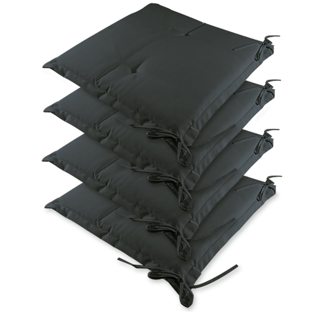 foto del prodotto set 4 x cuscini per sedia sydney antracide 45x40x6cm