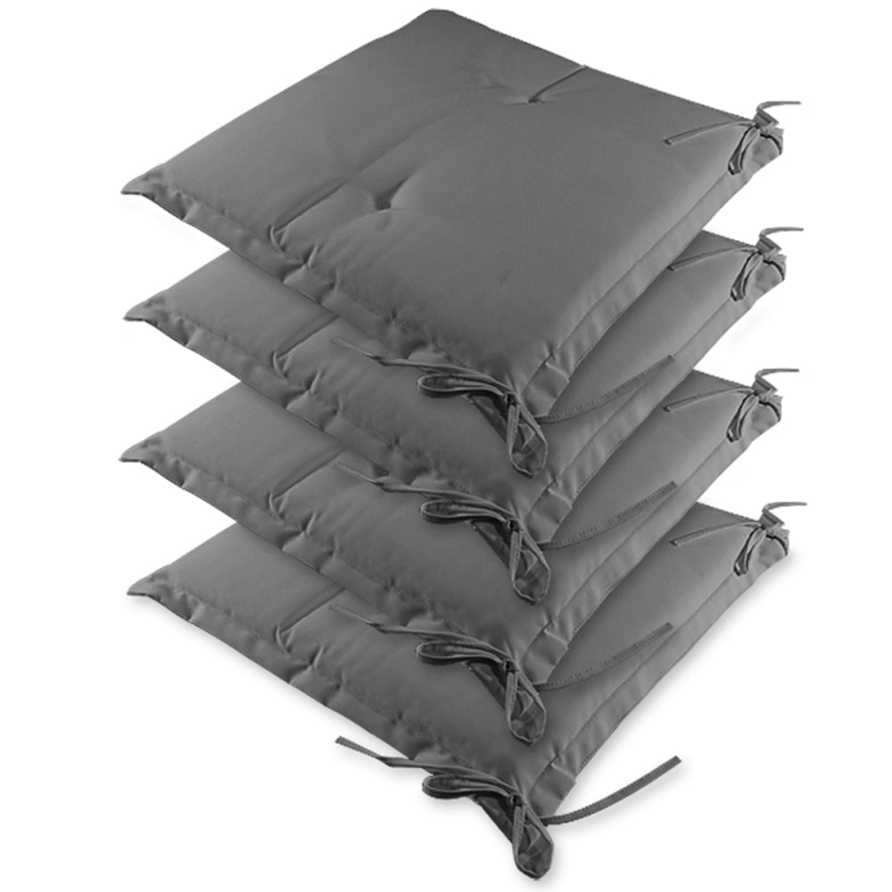 foto del prodotto set 4 x cuscini per sedia sydney grigio chiaro 45x40x6cm