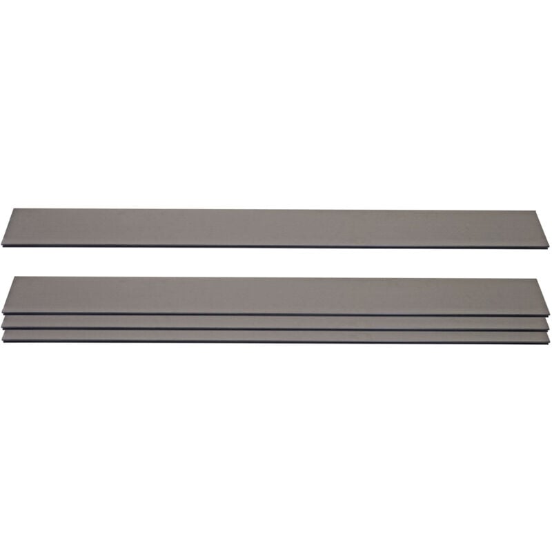 foto del prodotto set 4x listelli per pannelli frangivento fendivista privacy sarthe wpc 180cm grigio
