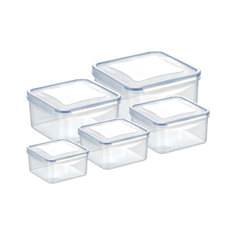 foto del prodotto set 5 contenitori in plastica 892044 tescoma