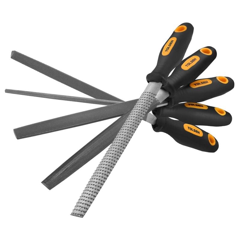 foto del prodotto set 5 lime per ferro con raspa tolsen