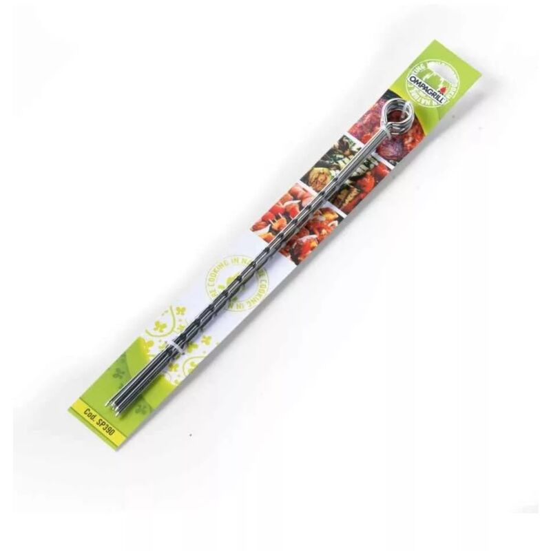 foto del prodotto set 5 piedini per barbecue ompagrill in acciaio 39 cm