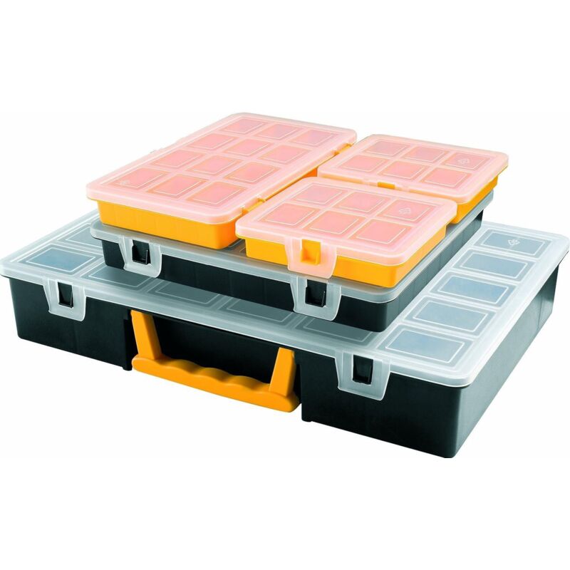 foto del prodotto set 5 portaminuteria in plastica