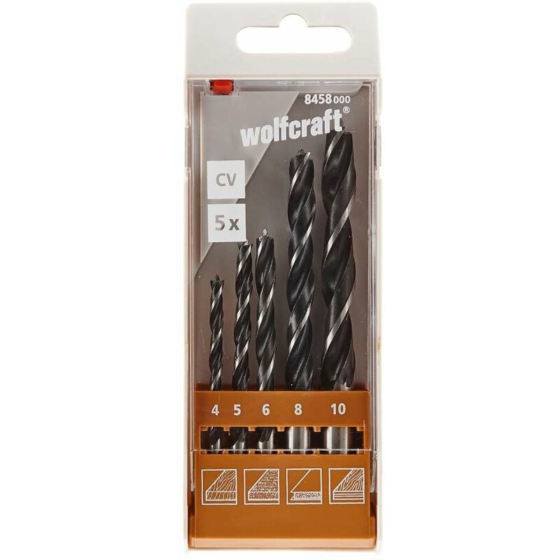 foto del prodotto set 5 punte trapano per legno