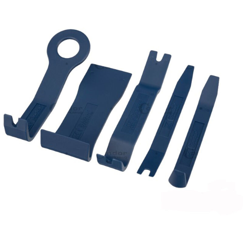 foto del prodotto set 5 pz leve per interni auto in plastica alta resistenza 160 210mm condor