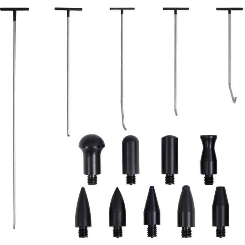 foto del prodotto set 5 pz rimozione ammaccature senza verniciatura acciaio inox vidaxl