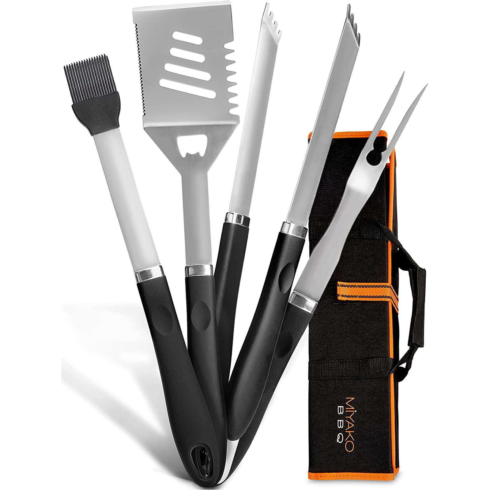 foto del prodotto set 5pz utensili per barbecue