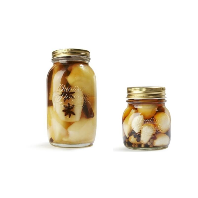 foto del prodotto set 6 barattoli da 1000cc quattro stagioni bormioli vaso per conserve